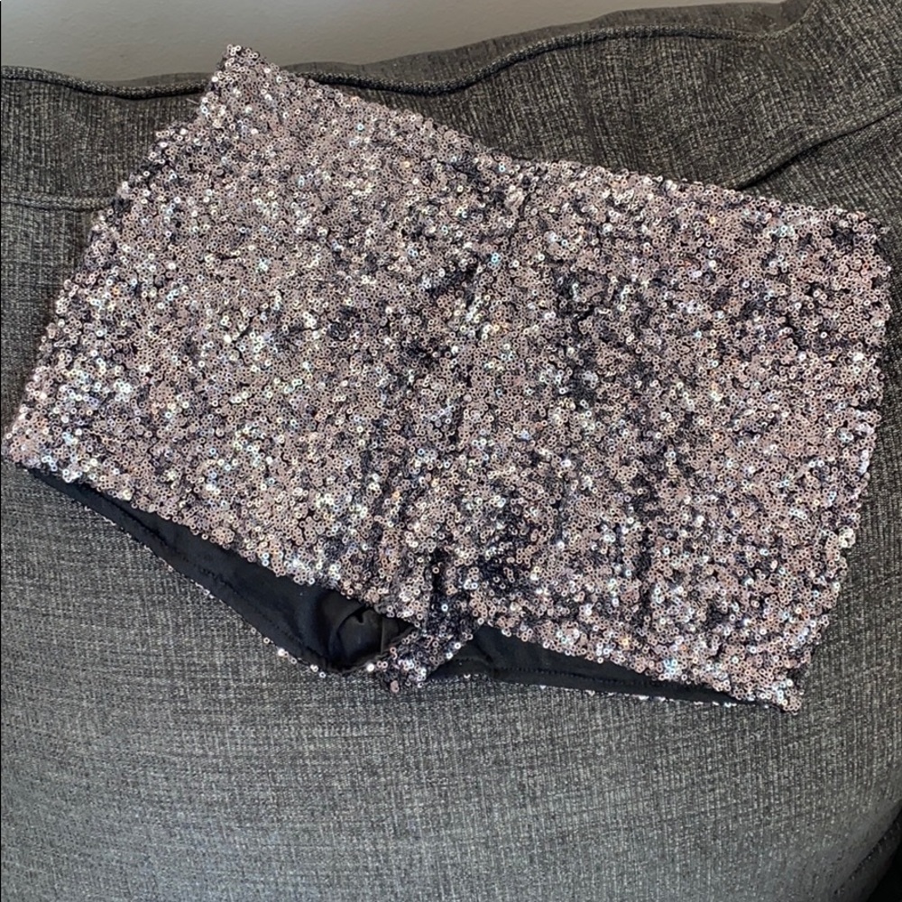 Sequin shorts by foreign exchange